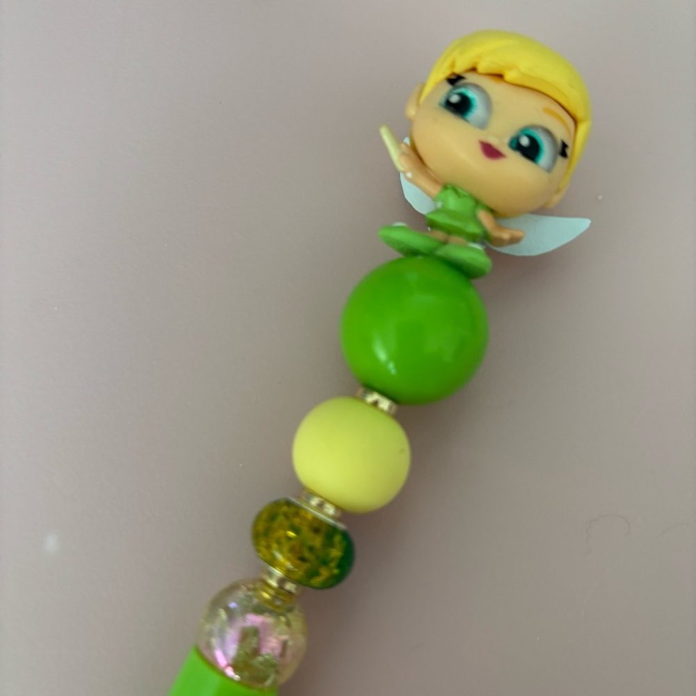 Disney Doorables: TinkerBell Fairies: Tinkerbell fight handmade beaded pen